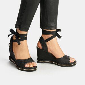 Coach | Page Wedge In Recycled Signature Jacquard